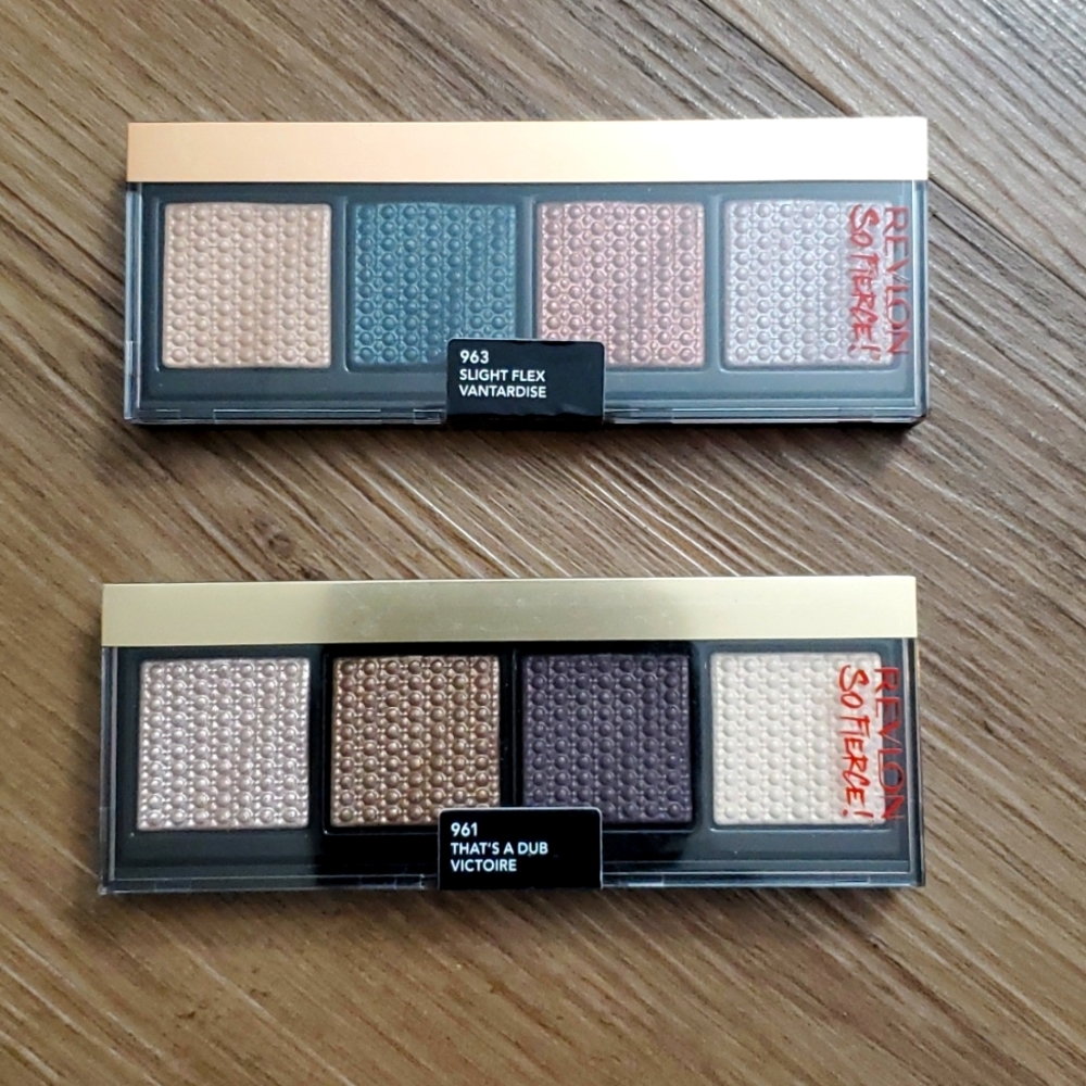Revlon So Fierce!Eyeshadow Palette Bundle in Slight Flex & That's A Dub